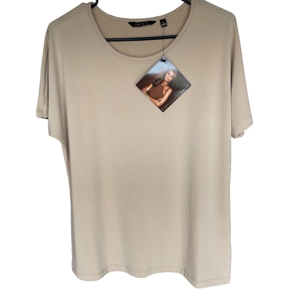 IMAN GLOBAL CHIC WITH TAGS TOP SIZE LARGE